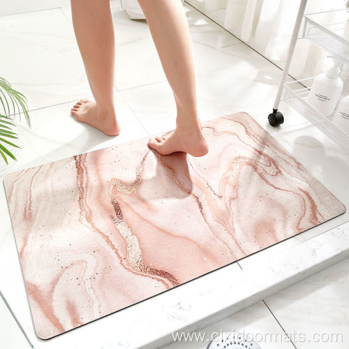 Quick Dry Mat Bathroom Fashion Absorbent Bath Mat